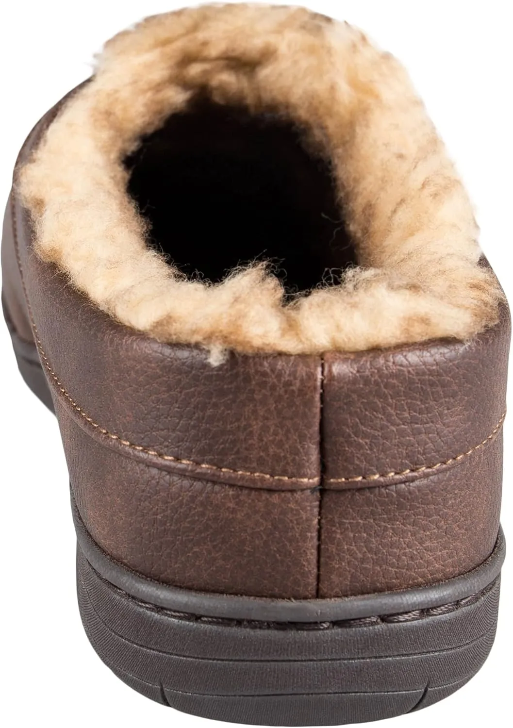 Haggar Men's Clog Slipper House Shoe Indoor/Outdoor with Memory Foam Comfort
