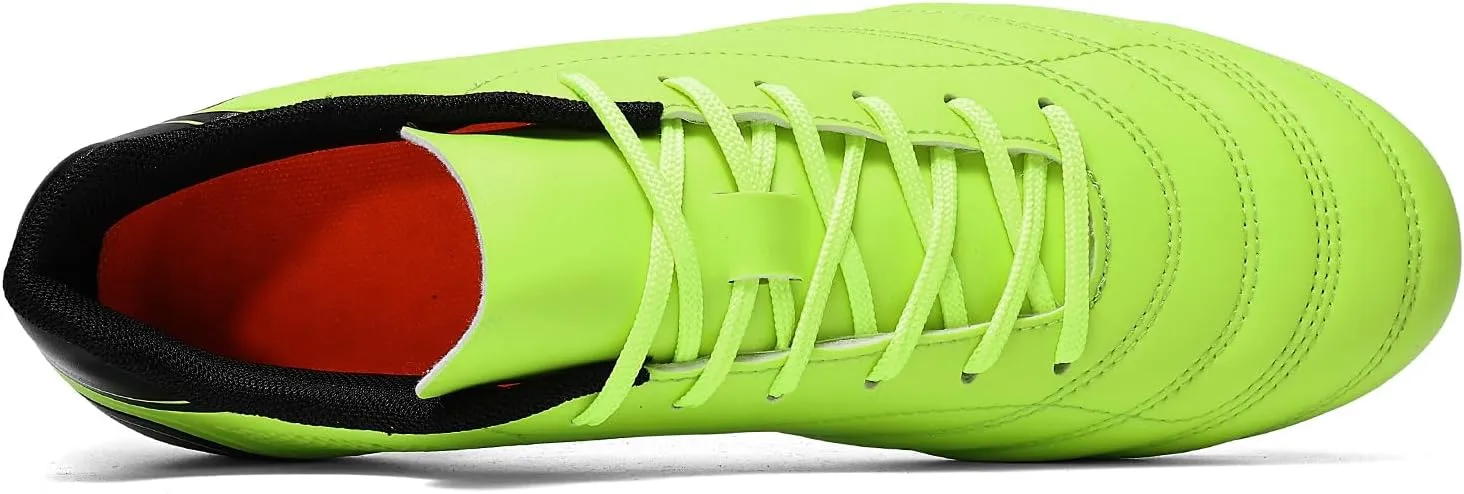 HaloTeam Soccer Shoes Mens Cleats Outdoor Professional Training Turf Football Boots Breathable Athletic Sneaker for AG/FG