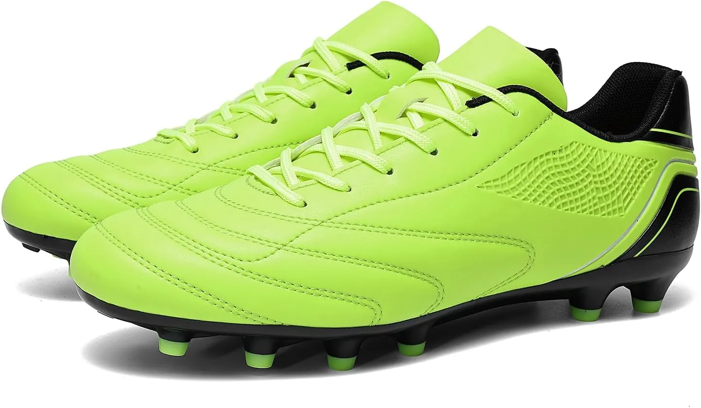 HaloTeam Soccer Shoes Mens Cleats Outdoor Professional Training Turf Football Boots Breathable Athletic Sneaker for AG/FG