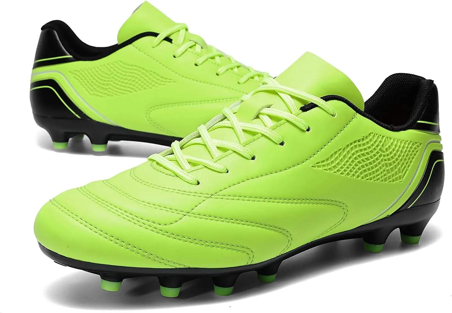 HaloTeam Soccer Shoes Mens Cleats Outdoor Professional Training Turf Football Boots Breathable Athletic Sneaker for AG/FG