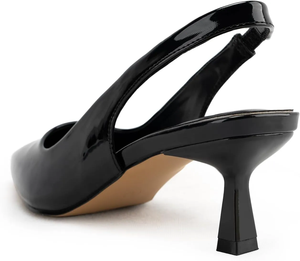 heelchic Women's Kitten Heel, Closed Pointed Toe Low Heel, Comfortable Pumps Shoes for Women Dress Shoes