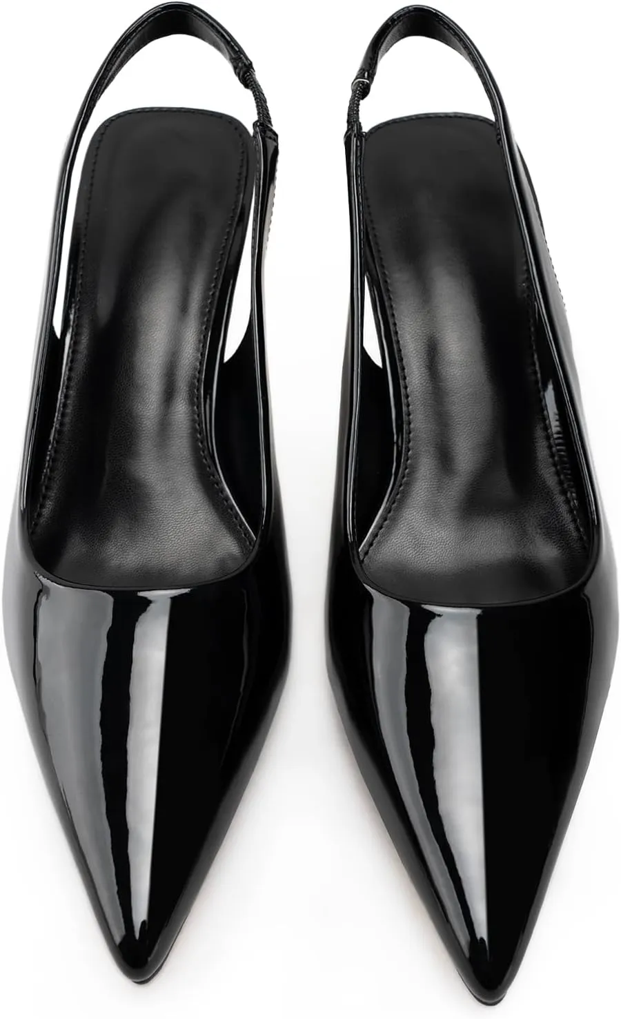 heelchic Women's Kitten Heel, Closed Pointed Toe Low Heel, Comfortable Pumps Shoes for Women Dress Shoes