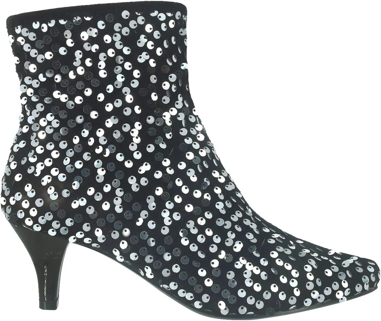 Impo International Naja Sequin Stretch Ankle Bootie with Memory Foam