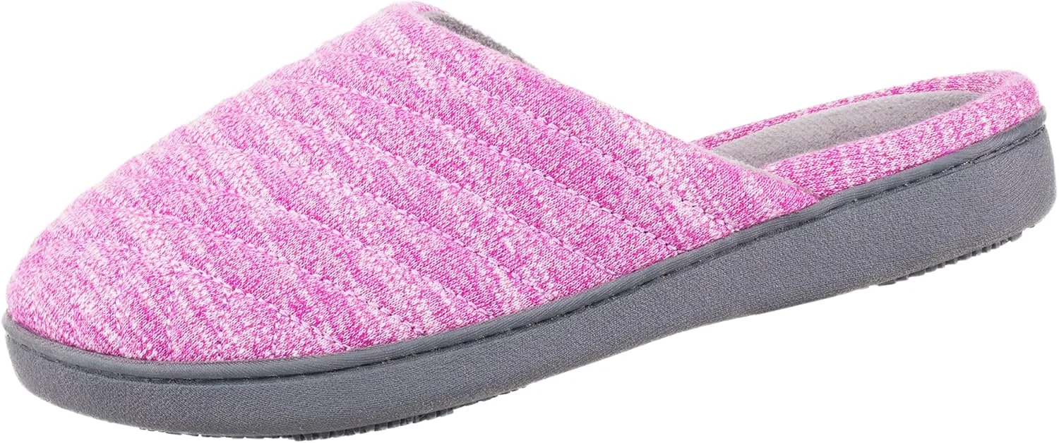 isotoner Women's Andrea Space Knit Slide Slippers