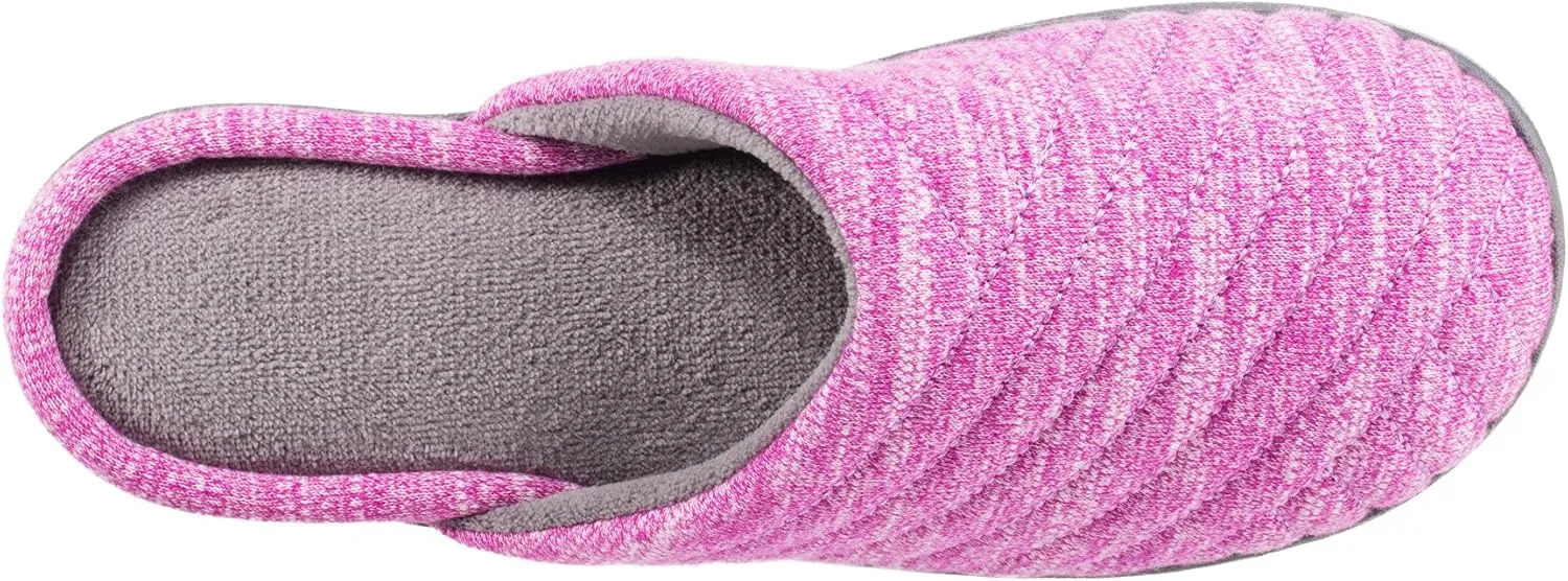 isotoner Women's Andrea Space Knit Slide Slippers