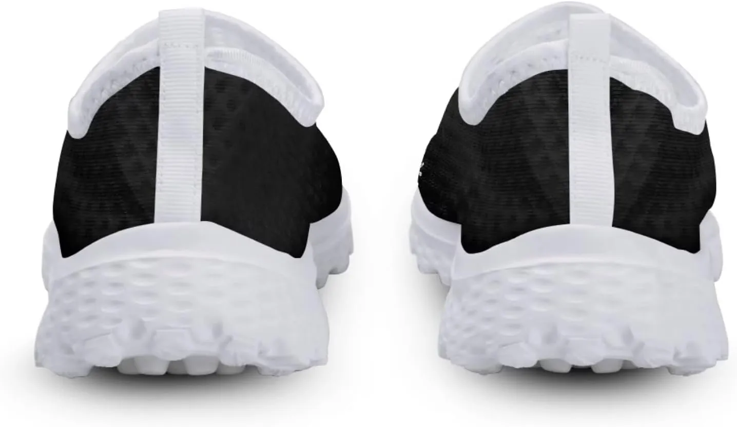 Jeiento Halloween Shoes for Women Men Halloween Party Walking Running Sneaker Shoes Slip-On Breathable Mesh Workout Fashion Shoes