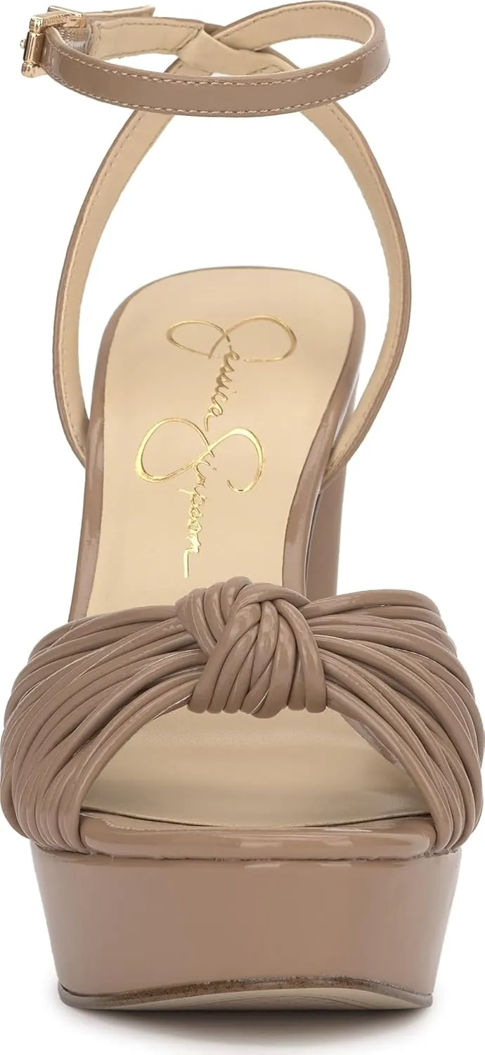 Jessica Simpson Womens Block Heel Ankle Strap