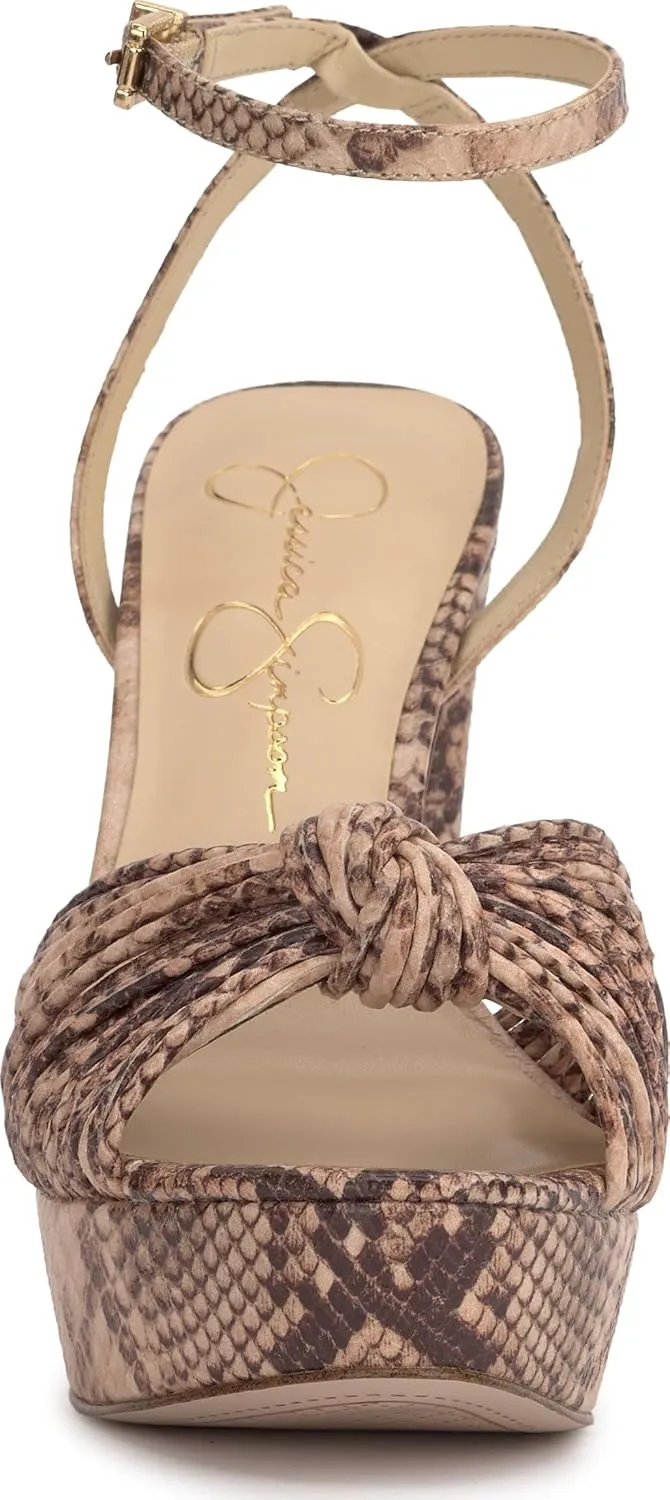 Jessica Simpson Womens Block Heel Ankle Strap