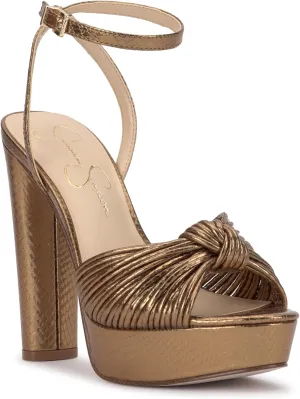 Jessica Simpson Womens Block Heel Ankle Strap