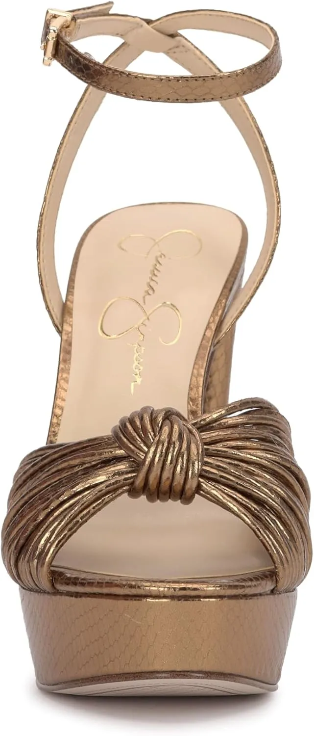 Jessica Simpson Womens Block Heel Ankle Strap