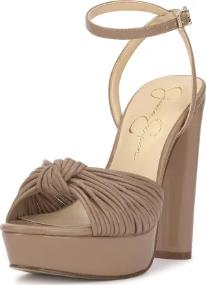 Jessica Simpson Womens Block Heel Ankle Strap
