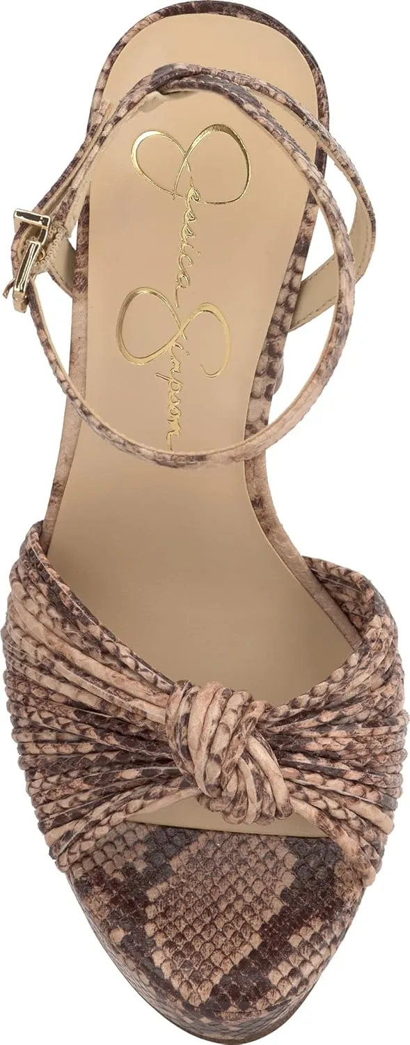 Jessica Simpson Womens Block Heel Ankle Strap