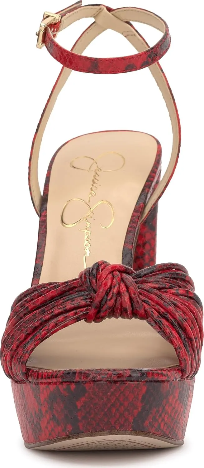Jessica Simpson Womens Block Heel Ankle Strap