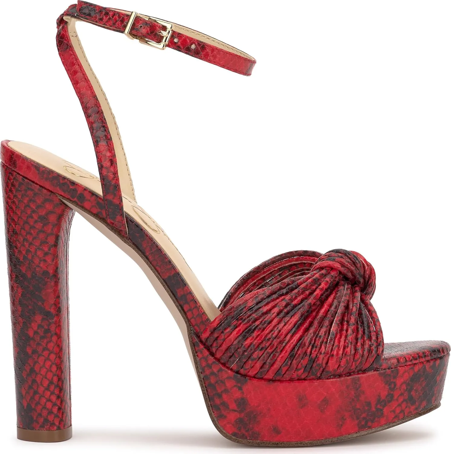 Jessica Simpson Womens Block Heel Ankle Strap