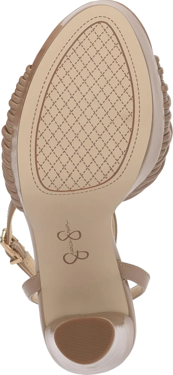 Jessica Simpson Womens Block Heel Ankle Strap