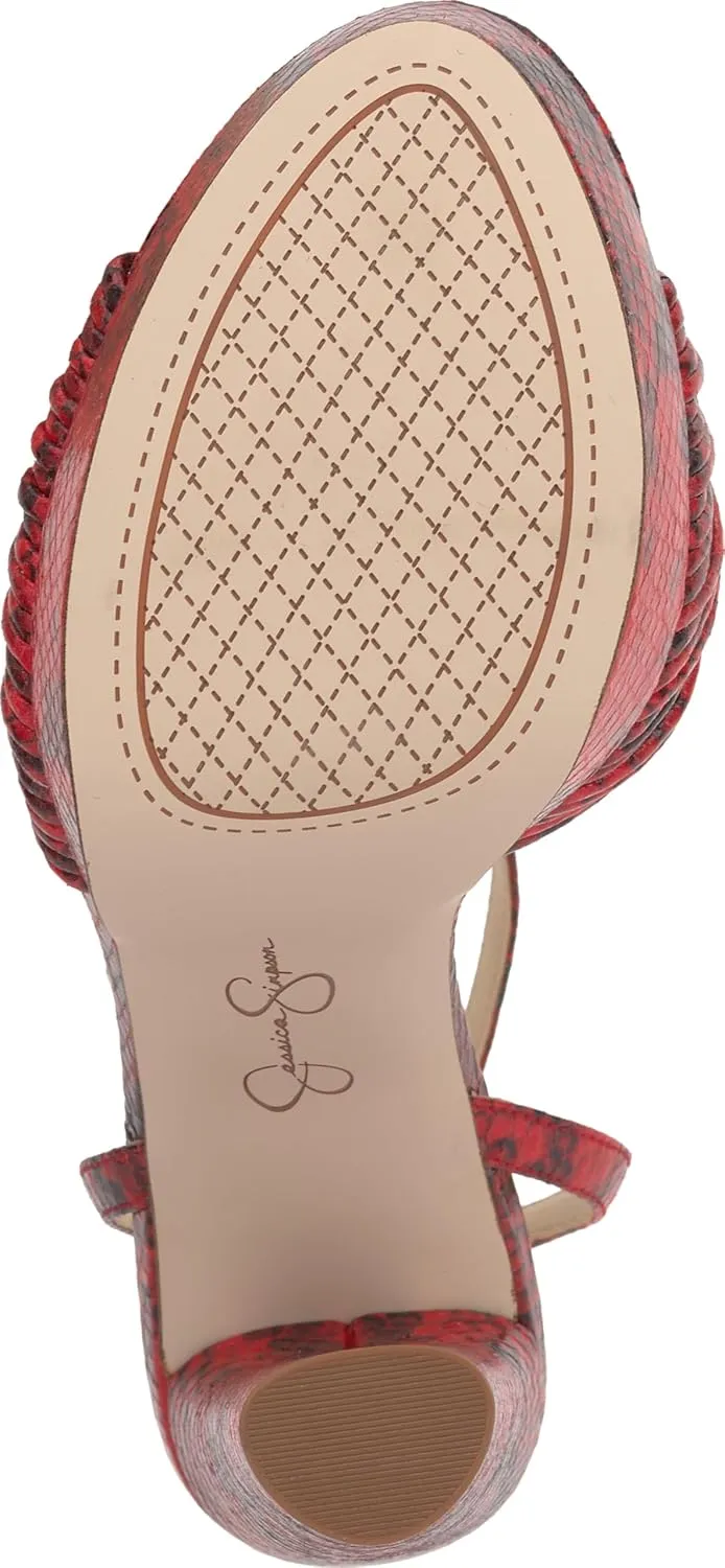 Jessica Simpson Womens Block Heel Ankle Strap