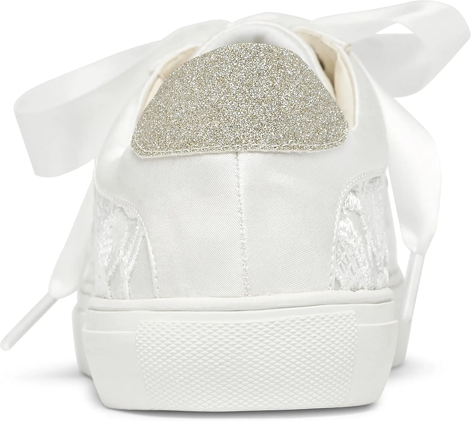 JIAJIA 8833 Wedding Shoes Bridal Sneakers Flats Bride Tennis Shoes Lace Sneakers - Personalized Customization Available