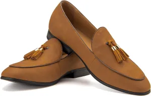 JITAI Mens Loafers Shoes Slip On Driving Shoes Casual Dress Loafer Business Fashion Shoes