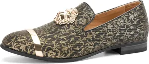 JITAI Men's Penny Slip-On Leather Lined Loafer Luxury Men Shoes Casual Dress Disco Shoes
