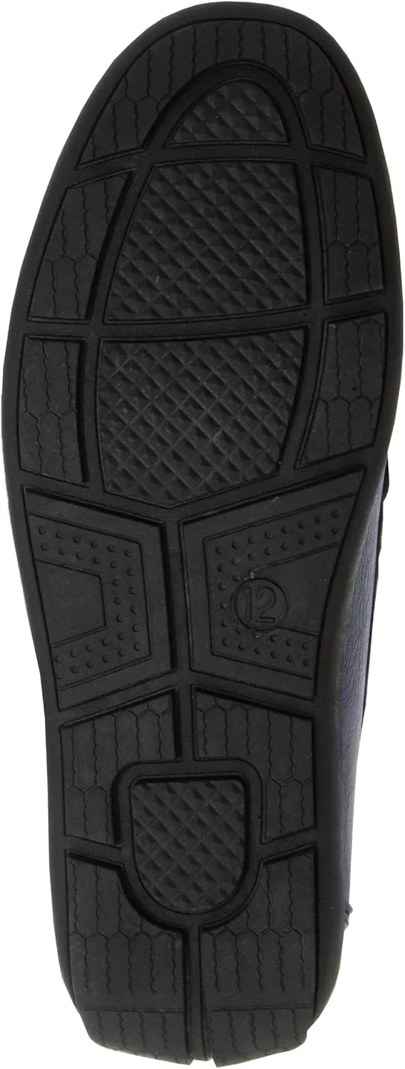 Josmo Boys Moccasin Driving Loafers - Casual Dress Penny Slip On Boat Shoes (Toddlers - Little Kids - Big Kids)