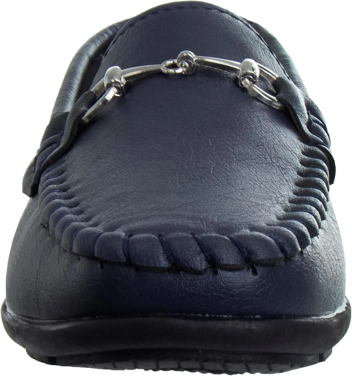 Josmo Boys Moccasin Driving Loafers - Casual Dress Penny Slip On Boat Shoes (Toddlers - Little Kids - Big Kids)