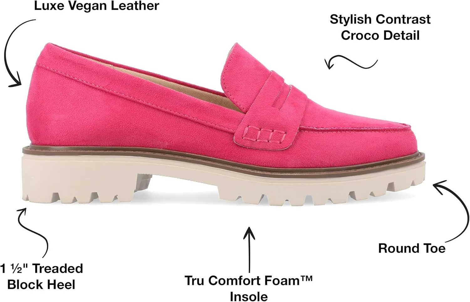 Journee Women's Comfort Foam Kenly Medium and Wide Width Loafer