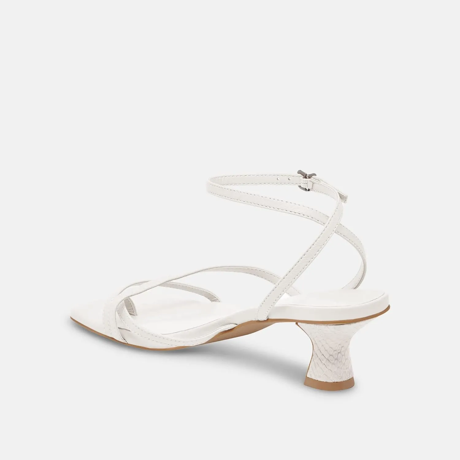 Juliet Holy Womens Strappy Sandals Kitten Heel Open Toe Slingback Ankle Strap Wedding Party Summer Heeled Sandals