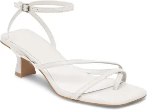 Juliet Holy Womens Strappy Sandals Kitten Heel Open Toe Slingback Ankle Strap Wedding Party Summer Heeled Sandals