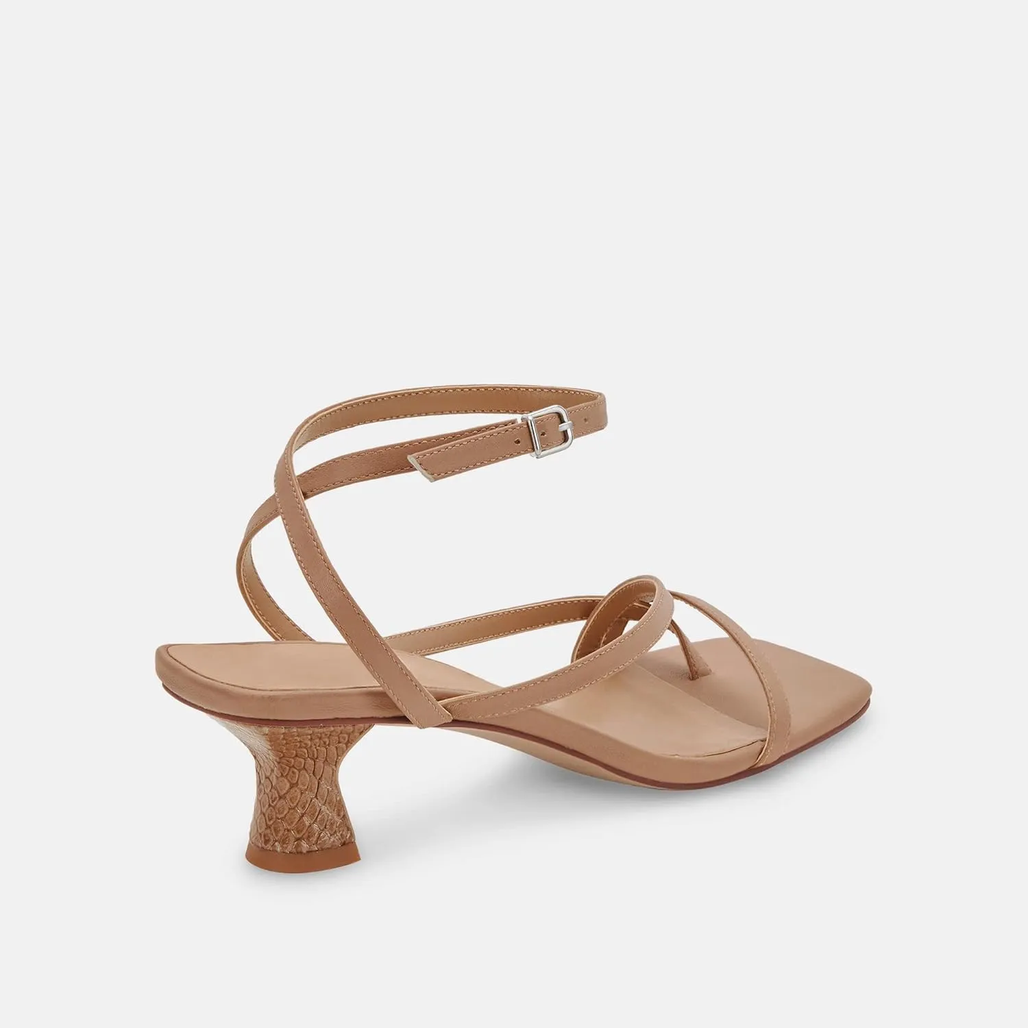 Juliet Holy Womens Strappy Sandals Kitten Heel Open Toe Slingback Ankle Strap Wedding Party Summer Heeled Sandals
