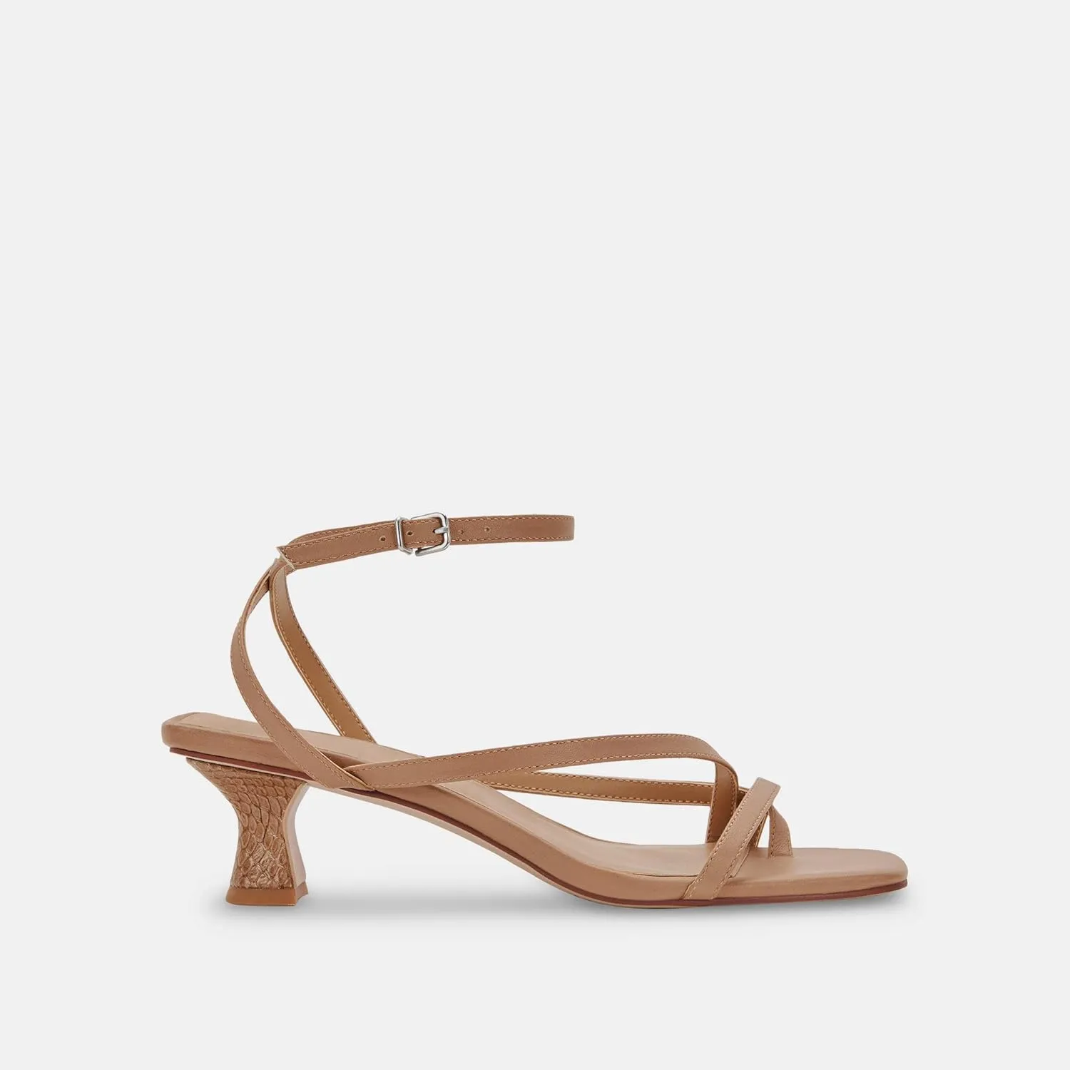 Juliet Holy Womens Strappy Sandals Kitten Heel Open Toe Slingback Ankle Strap Wedding Party Summer Heeled Sandals