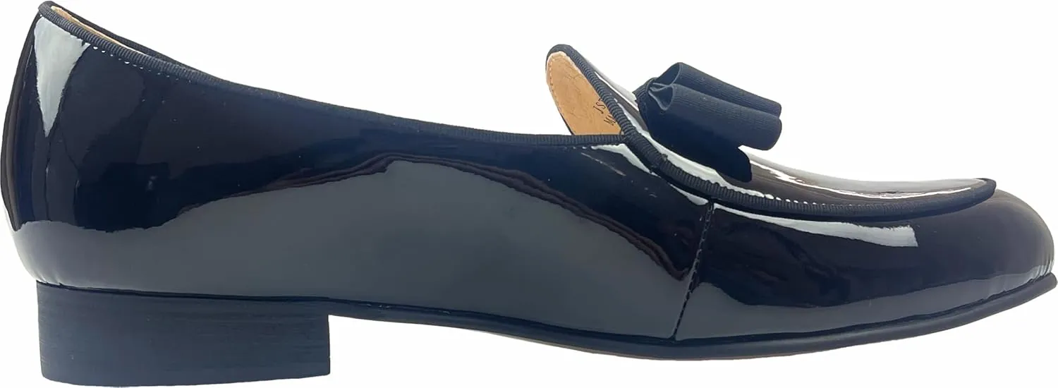 Justar Men's Leather Loafers Belgian Tuxedo Dress Shoes Slip-On Formal Prom Penny Loafers Banquet Flats
