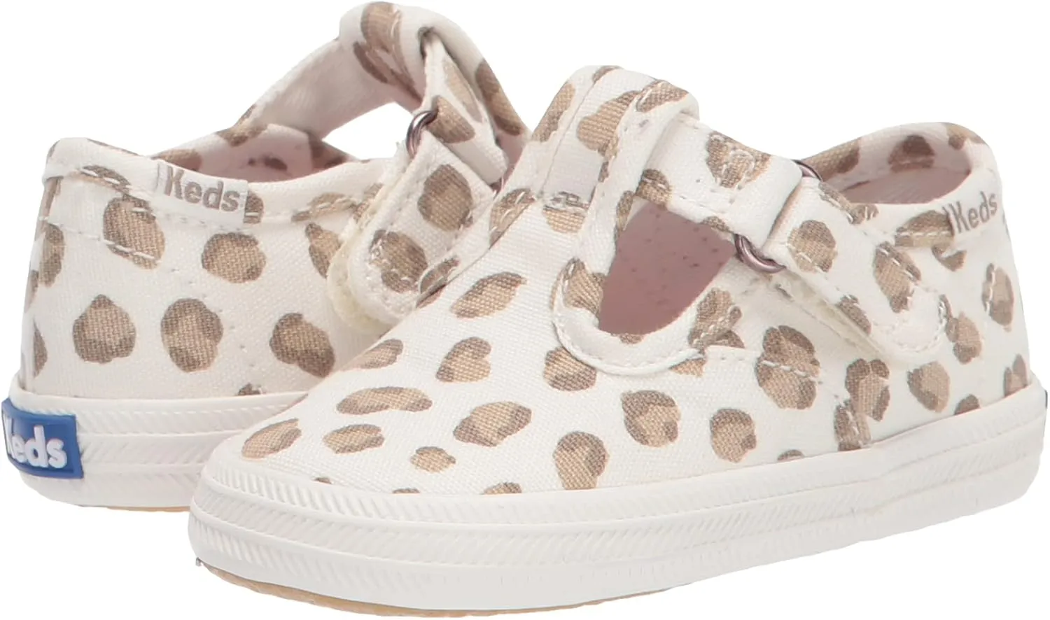 Keds Baby-Girl's Champion Lace Toe Cap Tstrap Sneaker