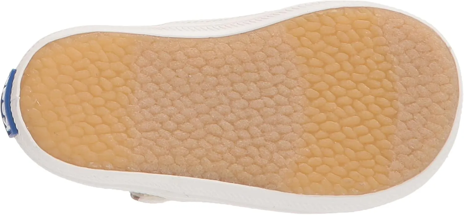 Keds Baby-Girl's Champion Lace Toe Cap Tstrap Sneaker