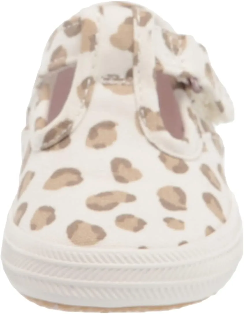 Keds Baby-Girl's Champion Lace Toe Cap Tstrap Sneaker