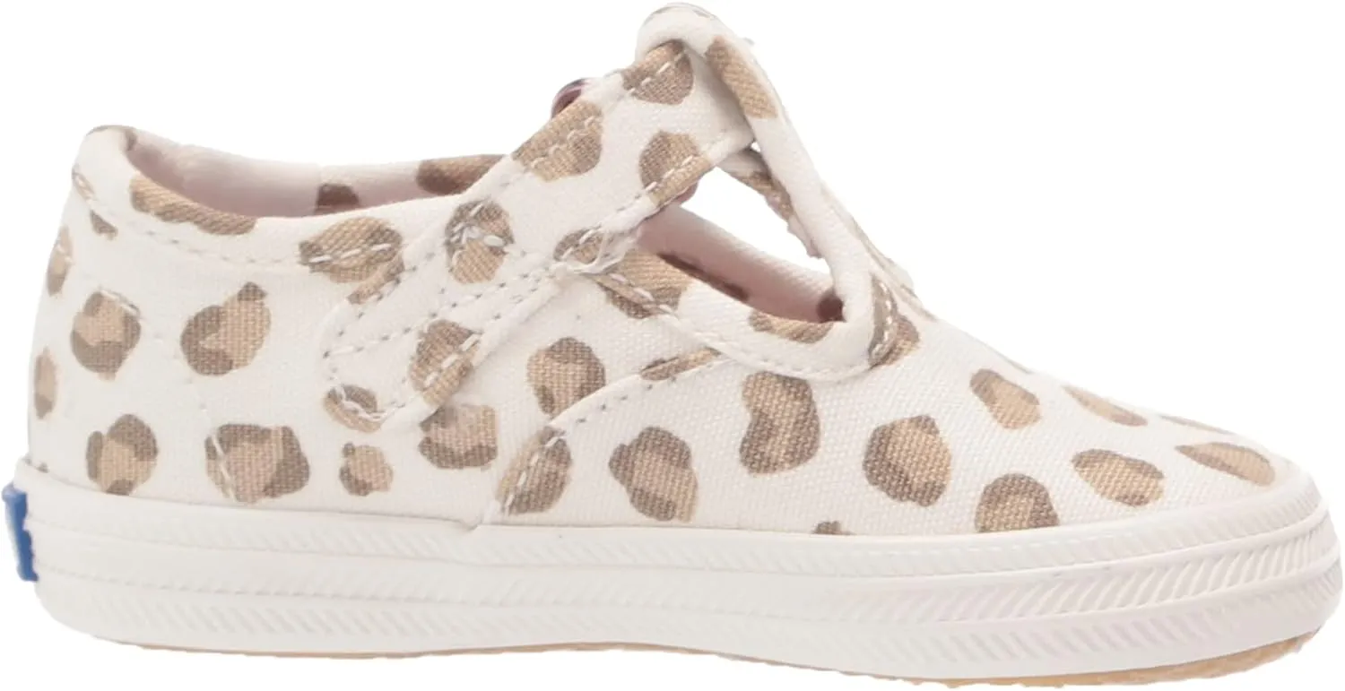 Keds Baby-Girl's Champion Lace Toe Cap Tstrap Sneaker