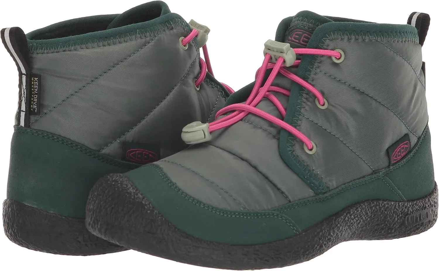 KEEN Unisex-Child Howser 2 Quilted Mid Height Waterproof Comfy Durable Chukka Boots
