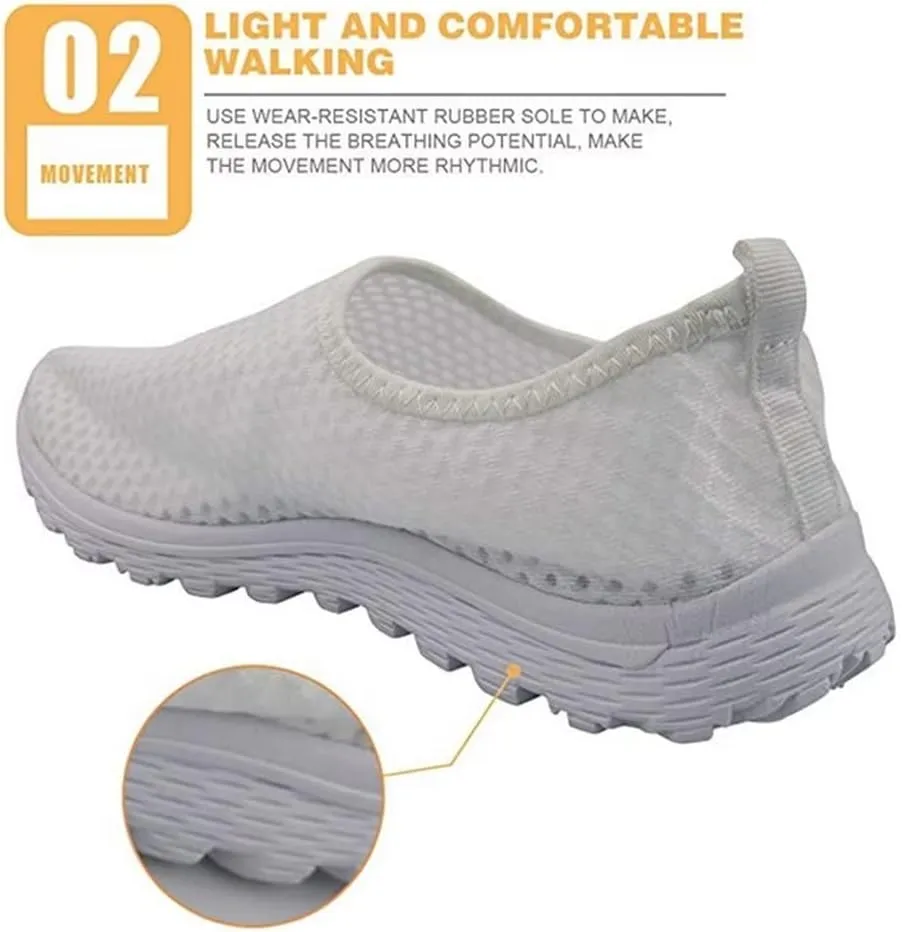 KEIAHUAN Womens Running Shoes Fashion Breathable Knit Casual Walking Sneaker Lightweight Comfortable Running Shoes