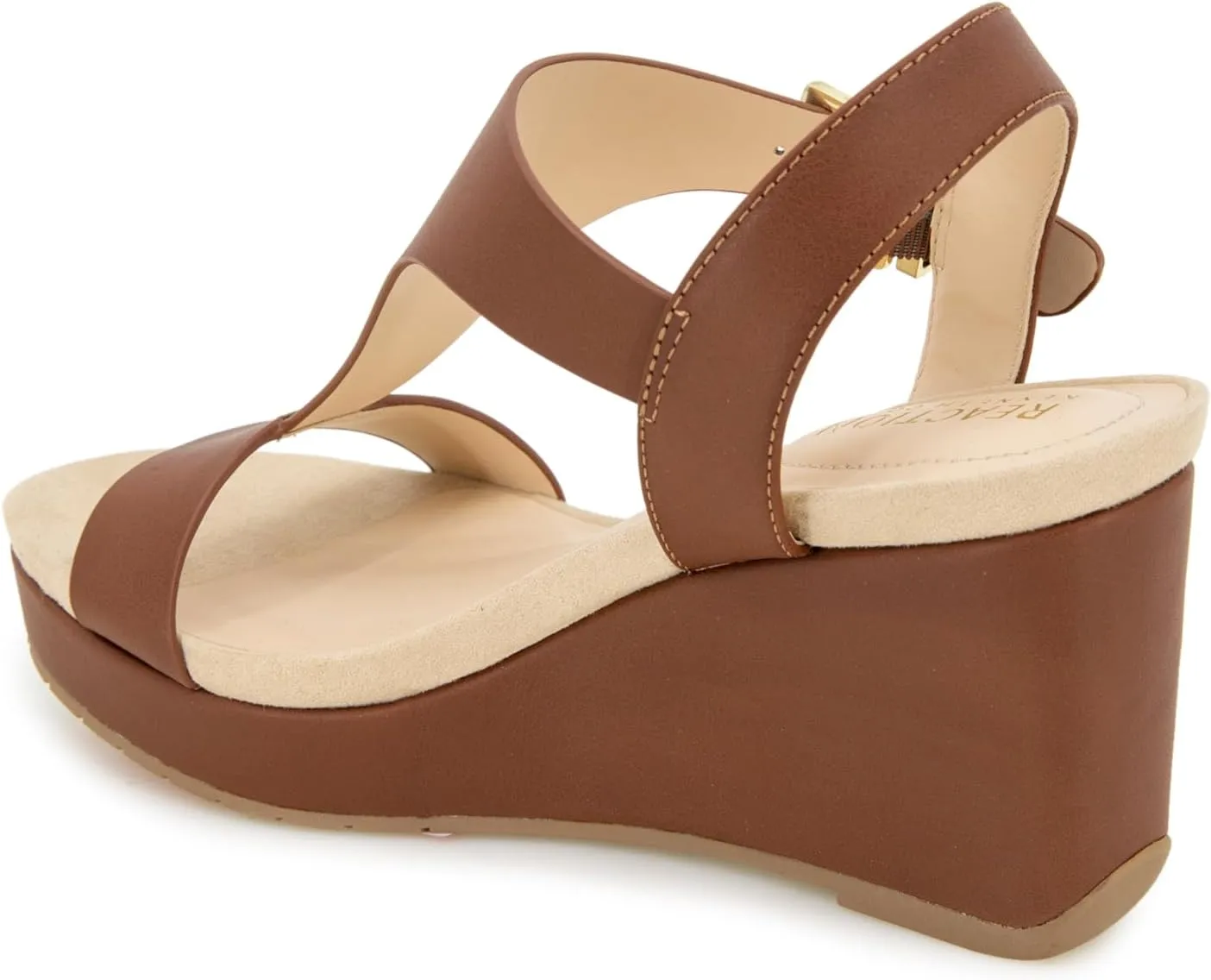Kenneth Cole REACTION Women's Card T-Strap Wedge Sandal
