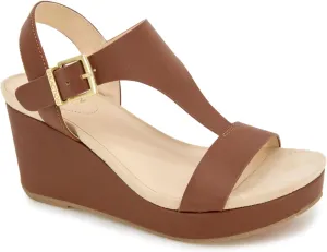 Kenneth Cole REACTION Women's Card T-Strap Wedge Sandal