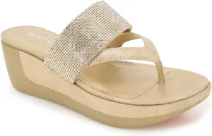 Kenneth Cole REACTION Women's Pepea Cross Jewel Wedge Sandal