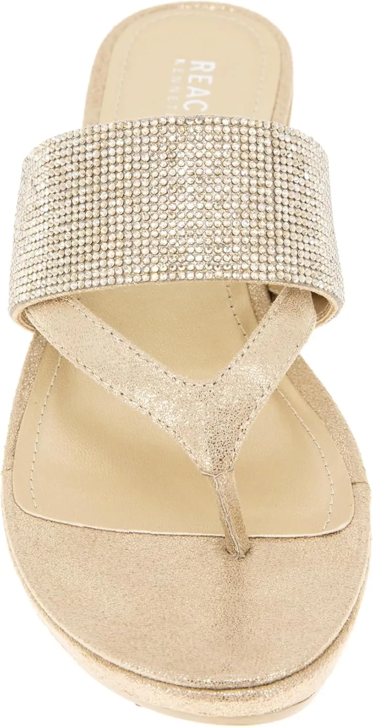 Kenneth Cole REACTION Women's Pepea Cross Jewel Wedge Sandal