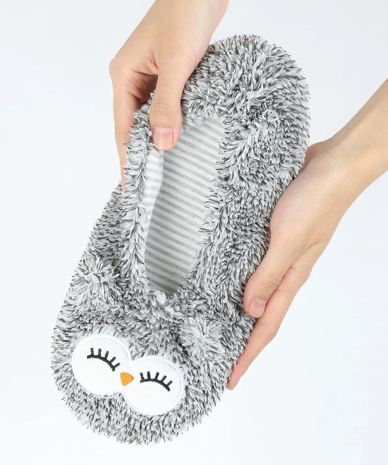 Keyela Slipper Socks for Women Grippers- House Slippers for Women Indoor- Fuzzy Cute Animal Women's/Ladies Slippers