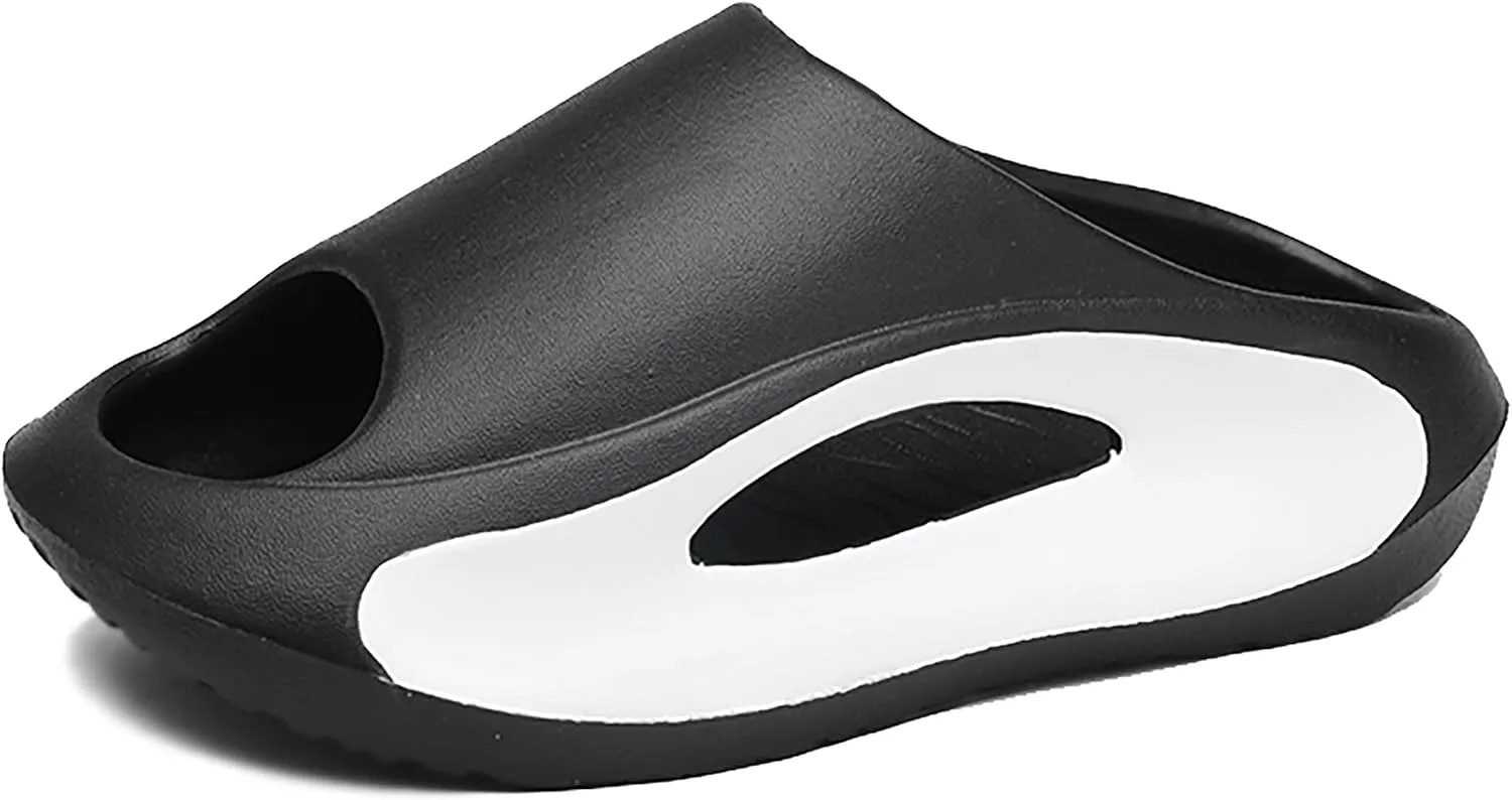 Kids Cloud Slides Boys Girls Comfy Pillow Slippers Summer Beach Sandals Non-Slip Thick Sole Slippers for Indoor Outdoor