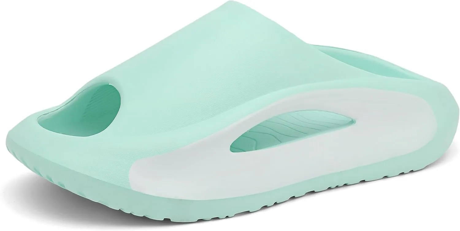 Kids Cloud Slides Boys Girls Comfy Pillow Slippers Summer Beach Sandals Non-Slip Thick Sole Slippers for Indoor Outdoor