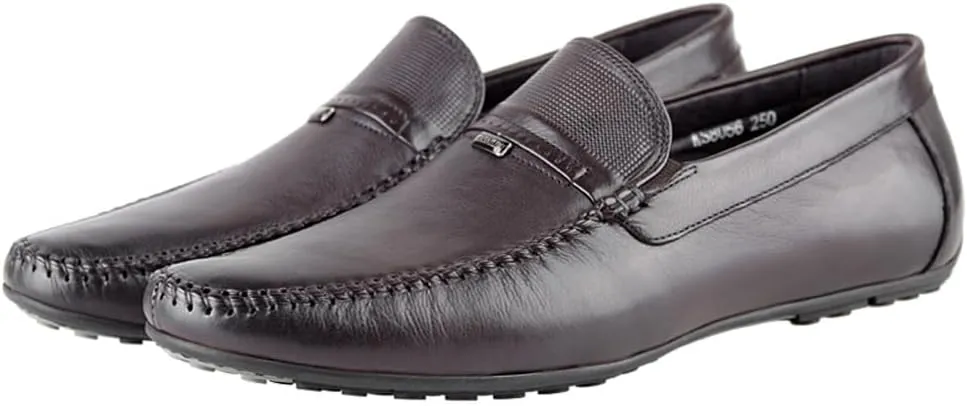 KS Men's Driving Shoes Loafer Slip On Shoes for Formal Dress Casual Leather Shoes