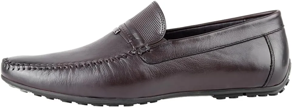 KS Men's Driving Shoes Loafer Slip On Shoes for Formal Dress Casual Leather Shoes
