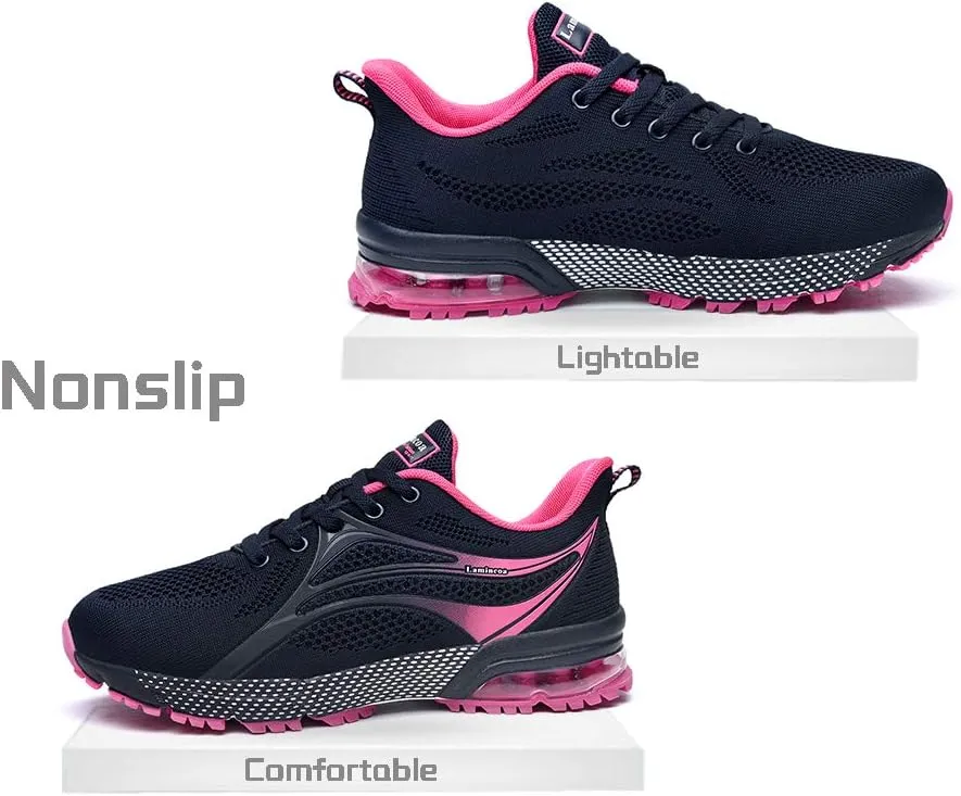 Lamincoa Womens Air Running Shoes Athletic Women Sneakers Non Slip Womens Tennis Shoes
