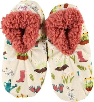 Lazy One Fuzzy Feet Slippers for Women, Cute Fleece-Lined House Slippers, Cute Slipper Socks