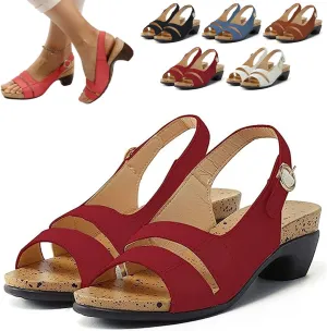 Libiyi Women's Comfy Orthotic Sandals,Libiyi Women's Ultra-Comfy Breathable Sandals,Vintage Orthotic Sandal for Women