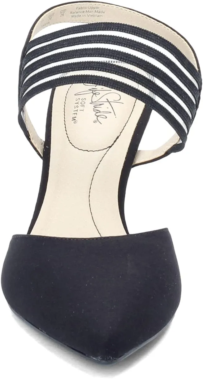 Lifestride Women's Sanya Slingback High Heel Pump